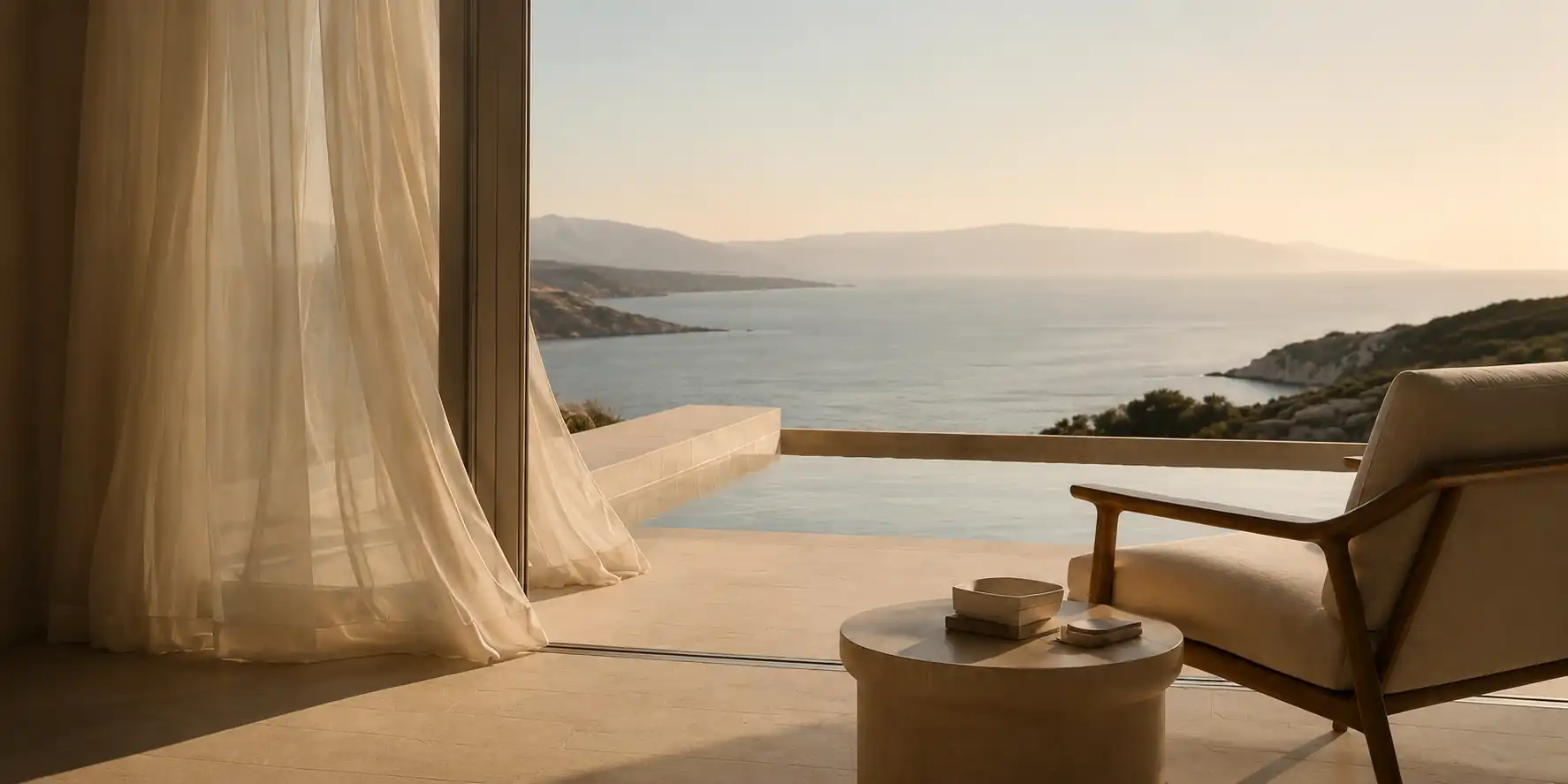 Elegant minimal interior